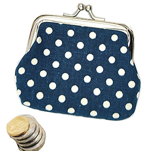 Coin Pouch Purse <strong>Canvas</strong> Gift Jewelry Pouch Clasp Closure <strong>Wallet</strong> - Product Image 4
