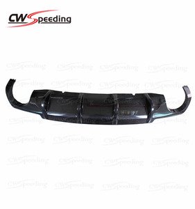 Diffusore posteriore labbro paraurti in fibra di carbonio (<span class=keywords><strong>T</strong></span>-4) per VW SCIROCCO <span class=keywords><strong>R</strong></span> - Product Image 1