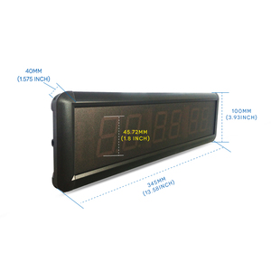 Goakgaan Đồng hồ hẹn giờ tập thể dục LED mini 1.8 inch HIT6-1.8 (2b4r) có điều khiển từ xa và khung nhôm - Product Image 2