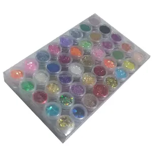 Nhà Máy Bán Hàng Trực Tiếp 12 Màu Số Lượng Lớn DIY Sáng Bóng Long Lanh Bột Cho Móng Tay Nghệ Thuật Acrylic Bột Giáng Sinh Trang Trí Màu Sắc Tố - Product Image 2