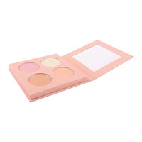 Palette de maquillage IS'MINE Chemical Fair Skin Waterproof Matte Blush Contour Highlight Kit 4 couleurs, poudre fixante pour le visage