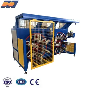 Plastic pipe winder double disk coliler soft plastic winding machine