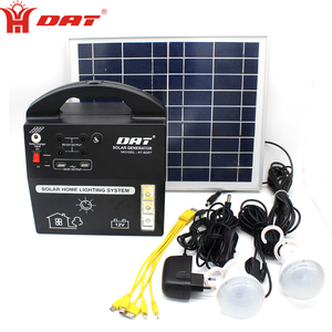 A-8207 DAT DC 12v batteria sistema di illuminazione solare generatore di energia solare stazione con 4 lampadine Led caricatore USB sistema di casa - Product Image 3