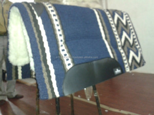 Selle de dressage et de saut de style western Westeen modèle 035 en laine de Nouvelle-Zélande 34 x 36 pouces avec revêtement extérieur en laine et doublure en tissu - Product Image 4