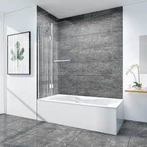Frameless Cerniere <span class=keywords><strong>Doccia</strong></span> Sopra La Vasca Da Bagno del Portello Per Vasche Da Bagno - Product Image 5