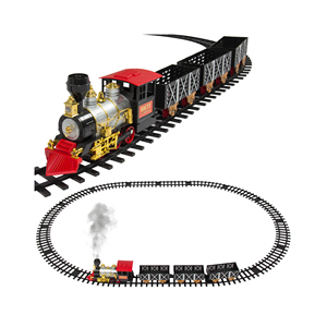 Ensemble de <span class=keywords><strong>train</strong></span> musical de Noël classique Union World - Échelle 1:14, construction en plastique et ABS avec lumières et fente, pour les enfants de 2 à 4 ans - Product Image 1