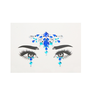 Autocollant transparent pour visage, étiquette adhésive, personnalisé, bijoux en cristal, sur le visage - Product Image 5