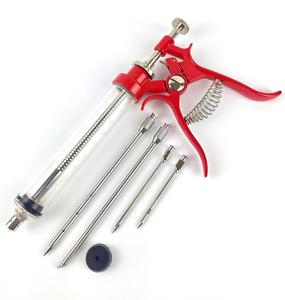 Ningbo Guangmu New Syringe Chuyên Nghiệp Tự Động BBQ Thịt Marinade Injector Gun Kit Với Trường Hợp - Product Image 2