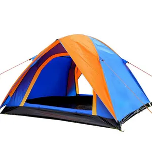 Hot verkauf 3-4 Person Double Layer Waterproof camping outdoor Tents