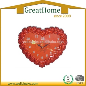 Hiện đại món quà cưới hình trái tim người yêu tăng trang trí báo động bàn đồng hồ reloj - Product Image 2