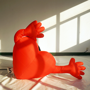 Guirlande lumineuse gonflable de couleur rose, magnifique fleur de plafond, pour décorations de Concert - Product Image 4