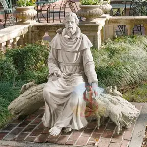 Diretamente fábrica st franceis estátua para o jardim