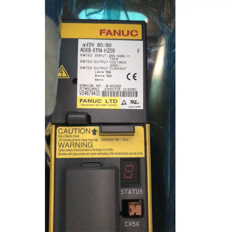 FANUC 100% נבדק סרוו כונן A06B-6114-H209