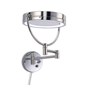 Double Sided Arm Extending Wall Mount Bathroom <strong>Vanity</strong> <strong>Led</strong> <strong>Mirror</strong> With Lights and Magnification 10X - Product Image 3