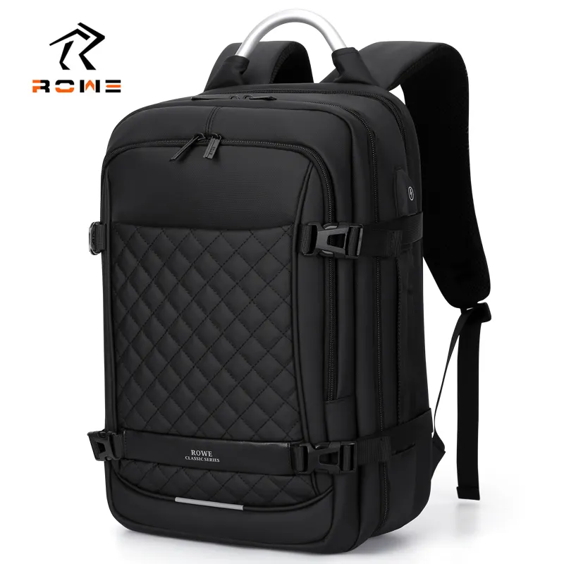 FENRUIEN-mochila impermeable de gran capacidad para hombre, de 17 pulgadas bolso de viaje para ordenador portátil, resistente al agua, antirrobo, para negocios