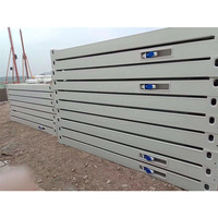 Structure métallique en acier pour conteneur préfabriqué, 20 pieds, 40 pieds, emballage plat, maisonnette modulaire mobile, structure pour bureau et habitation portables