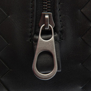 Du lịch lưới đồ dùng cá nhân Túi thiết kế độc đáo màu đen lưới của nam giới dệt da washbag - Product Image 4