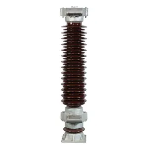 Class 3 198kv dòng zno polymer nằm sét surge arrester với kema thử nghiệm