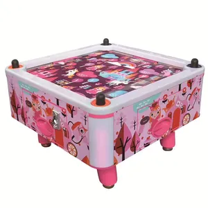 Hot Selling 4 Persoons Vierkante Kubus Air Hockey 4 Spelers Air Hockey Tafel 4 P Mini Air Hockey