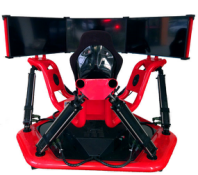 Hotselling Trois écran Mouvement Voiture Monnayeur Voiture De Course Simulateur D'arcade Machine de Jeu Vidéo À Vendre