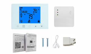 Termostato Digital Programable para Calefacción por Suelo Radiante Inteligente WiFi, Material Antiinflamable de PC + ABS, Calefacción Eléctrica de 230V - Product Image 3