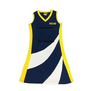 Sublimation Netball ชุดเด็กหญิงราคาถูก Netball Uniforms