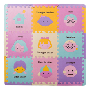 Educativos ecológicos enclavamiento Eva <span class=keywords><strong>rompecabezas</strong></span> estera del juego del bebé para el arrastre - Product Image 5