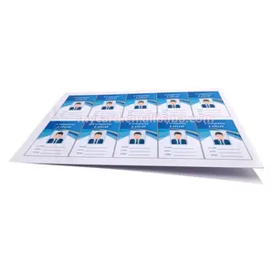 A4 Inkjet Printable Pvc Plastic Blad Voor Id-kaarten