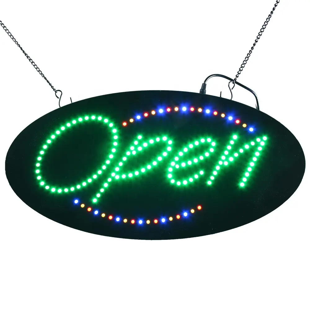 Hot Sale LED Open Business hours Sign Program Working Time Display Board