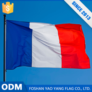 China Fabricante de Encargo 100% Poliéster Bandera Francesa En la Impresión - Product Image 1