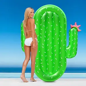 LC d'été activités familiales amusantes à faire en été cactus gonflable piscine flotteur jouets