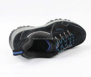 Fabricante de zapatos de seguridad personalizados de fábrica para los hombres punta de acero de cuero antideslizante impermeable puñalada resistente S3 al por mayor - Product Image 5