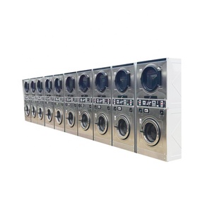 Lavadora secadora eléctrica automática de calefacción comercial, funciona con monedas, 12 + 12kg, para <span class=keywords><strong>lavandería</strong></span> de <span class=keywords><strong>autoservicio</strong></span> - Product Image 1