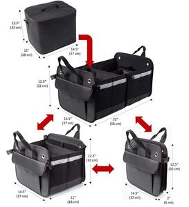 Organisateur pliable de coffre de voiture à compartiments multiples Portable avec refroidisseur - Product Image 2