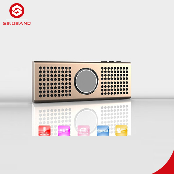 Mini portable bluetooth président, en alliage d'aluminium présidentutilisez, puissant son fort et clair avec des basses