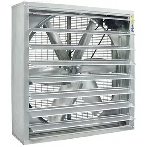 31 pouces 25000 CMH 415 V 3phase aluminium matériau sectionnel usine 3 phase d'échappement ventilateur