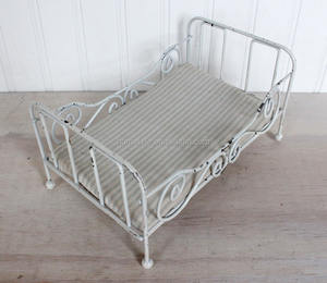 <span class=keywords><strong>Lit</strong></span> de poupée en métal de style unique et luxueux pour bébé, parc pour bébé en fer forgé - Product Image 1