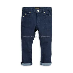 Kinder Junge Jeans Kinder hosen reines Muster Guangzhou Kinder kleidung lässigen Stil