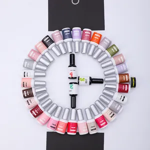 Jeugd Rose Gel Nagels Base Coat Top Coat Verharder Matte Top Jas 30 Gel Polish Kleuren 15Ml Nail Set uv Gel Nail Beauty