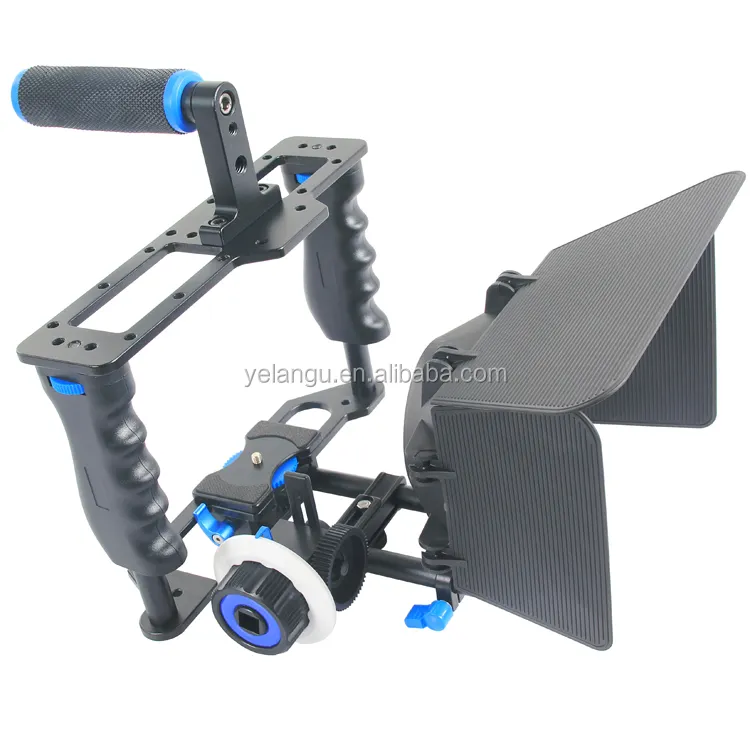 YELANGU Handheld DSLR Video Camera Cage Kit C200 Professional Filming Equipment Sunshade Box