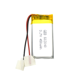 Batería de Polímero de Litio de 3.7v 602040 450mah, Precio de Fábrica - Product Image 1