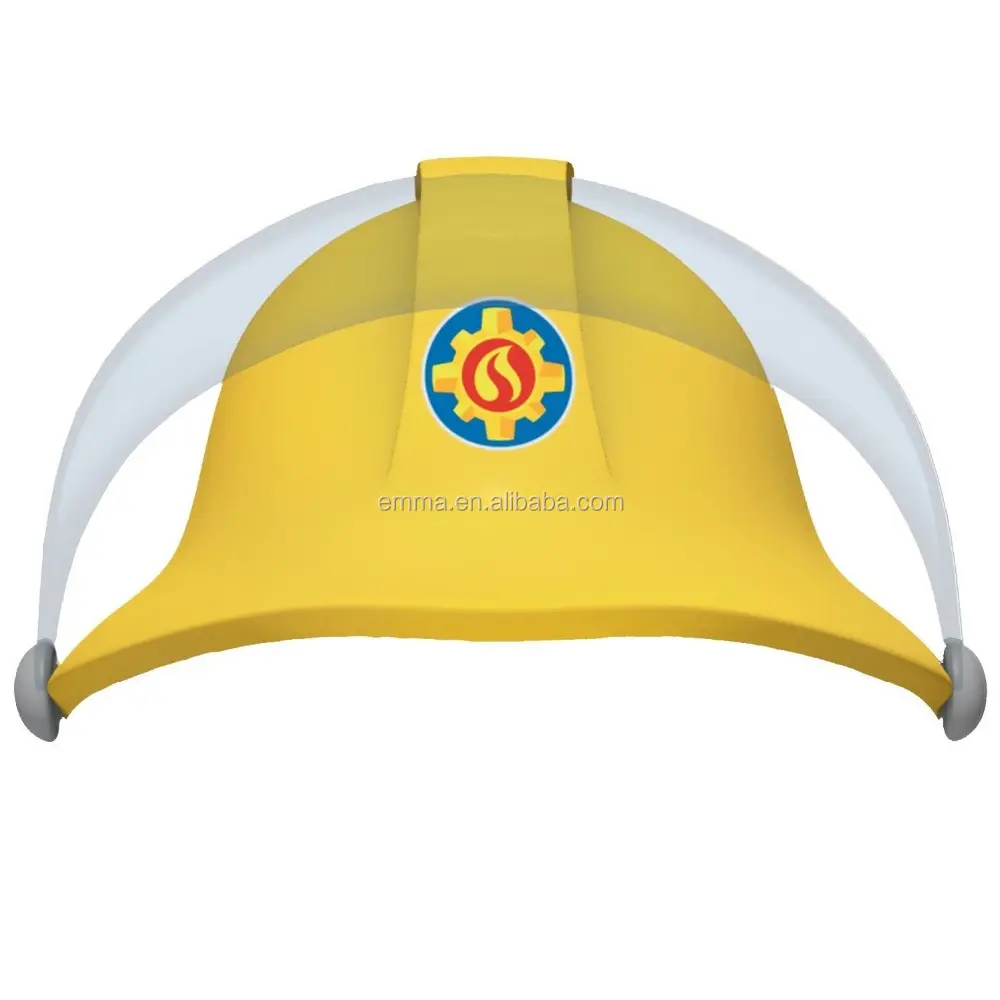 Fireman Sam 2D Carta di Plastica Casco Cappello Del Partito Favori Cinturino Elastico SA956