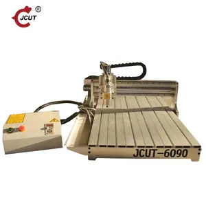 Jcut मिनी सीएनसी मशीन 3d जर्मनी मिनी सीएनसी मिलिंग मशीन 6090/ 4040 टेबल