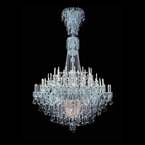 Customized Design Of Large Luxury Crystal Wedding Decoration Mall Clothing Store Chandelier