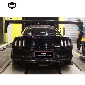 Aileron arrière en fibre de carbone aile toit aile RO BOTs Craftsmrn style accessoires de voiture Kit de carrosserie pour Mustang - Product Image 5
