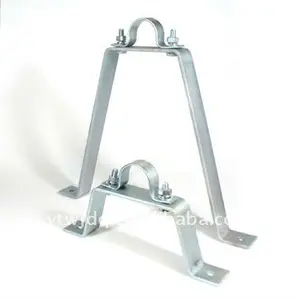 Soportes de Metal para tubería, soporte de pared deslizante de Metal