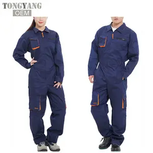 TONGYANG काम कपड़े पुरुषों महिलाओं लंबी आस्तीन Coveralls के लिए उच्च गुणवत्ता चौग़ा कार्यकर्ता Repairman मशीन ऑटो मरम्मत वेल्डिंग