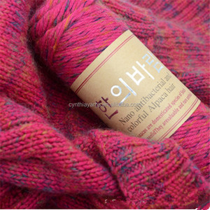 Sıcak satış fabrika toptan alpaka ipliği alpaka superwash merinos yün iplik el örgü için - Product Image 1