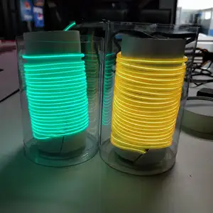 Lichtgevende kabel lichtgevende luminescentie licht el draad