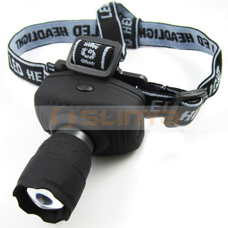 SLINYA High Spotlight Lens Cap 1000 LM Plastic Waterproof T6 Miner Headlamp